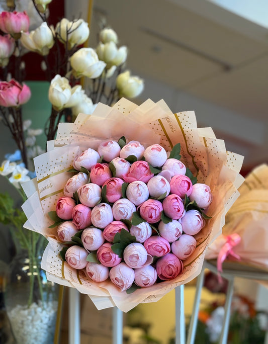 Sevgiliye Özel Şakayık Buketi 41 Adet