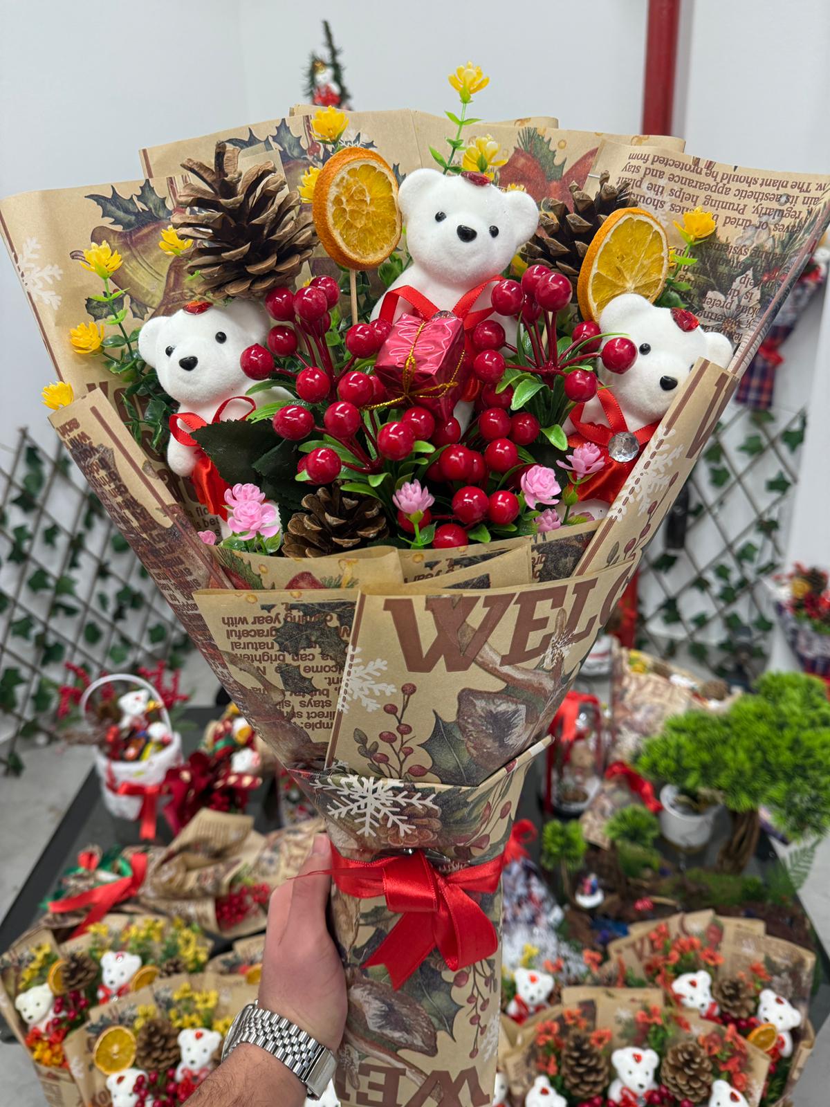 Yılbaşı Özel Kış Bahçesi Yılbaşı Buketi